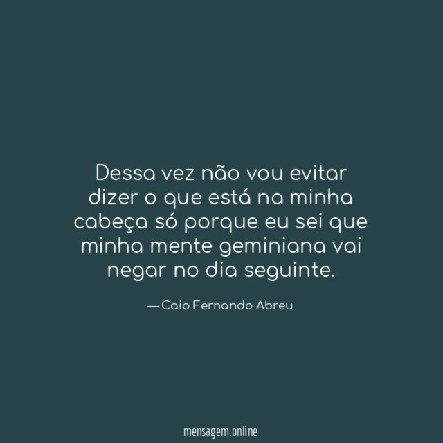 Dessa vez não vou evitar dizer o que