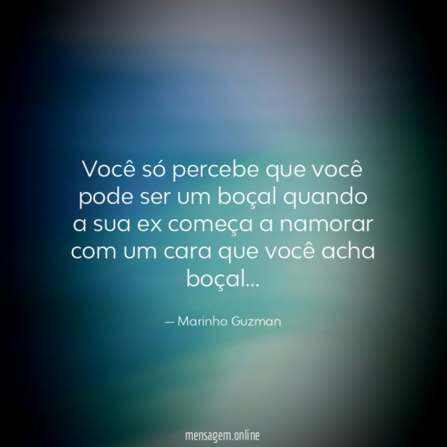 Você só percebe que você pode ser um