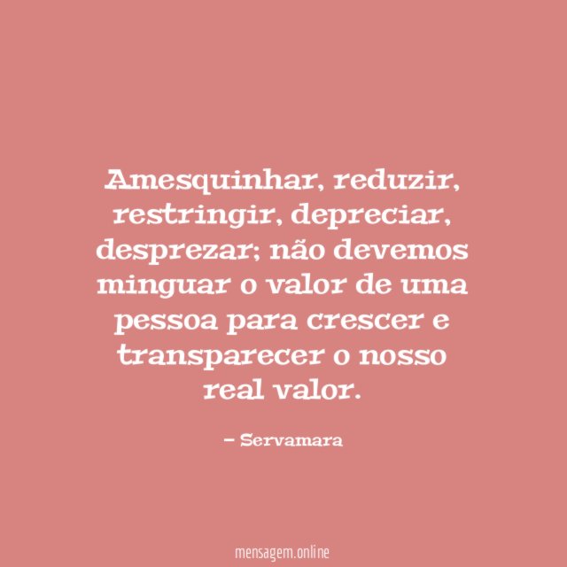 Amesquinhar