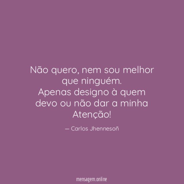 Não quero