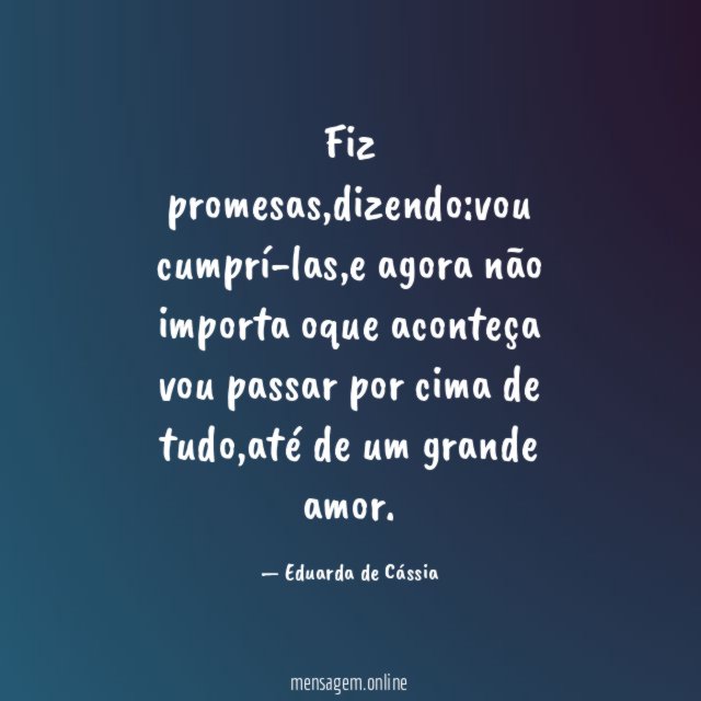 Fiz promesas