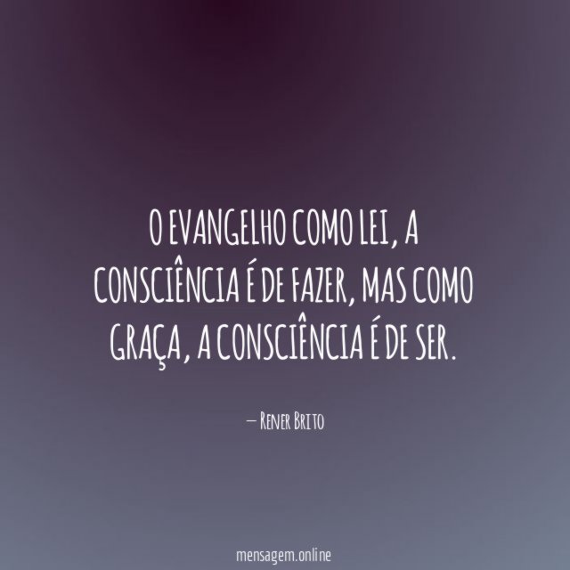 O evangelho como lei