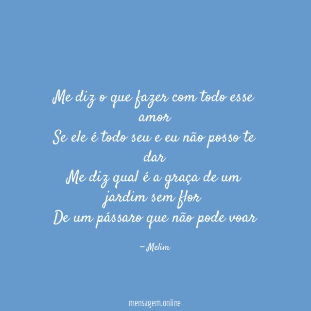Me diz o que fazer com todo esse