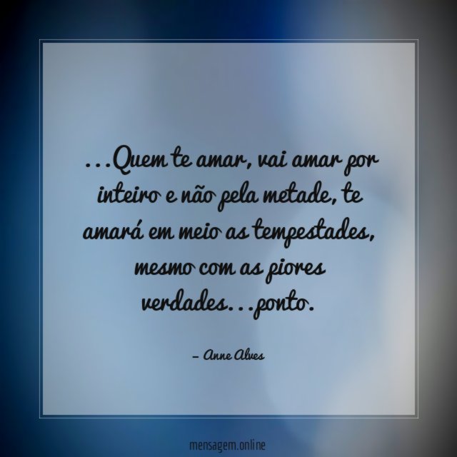 Quem te amar