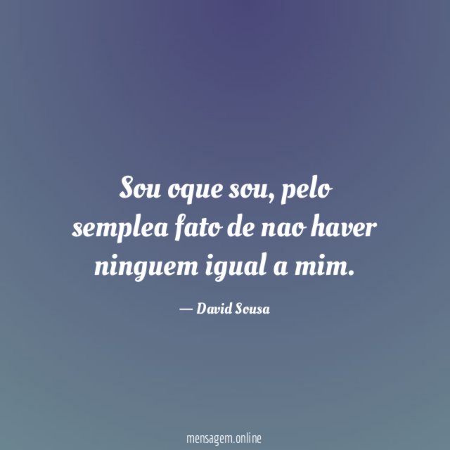 Sou oque sou