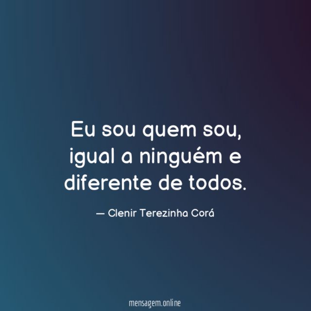 Eu sou quem sou