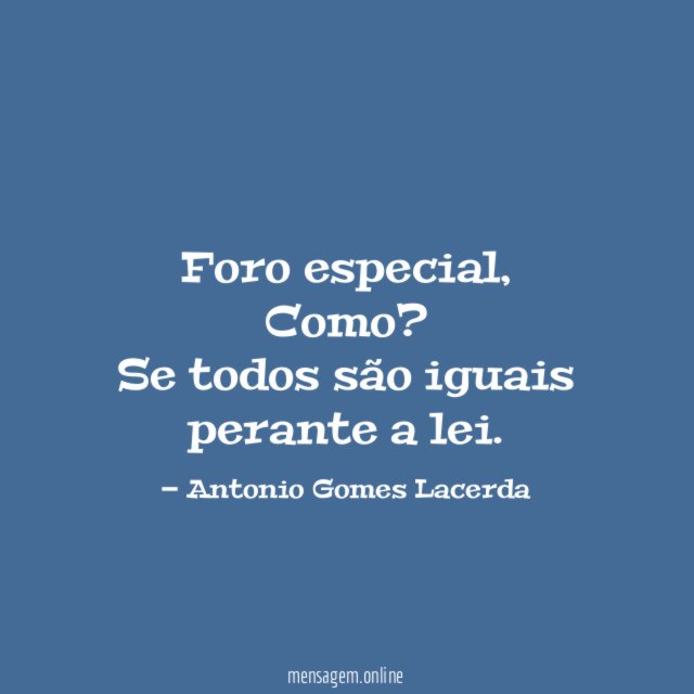 Foro especial