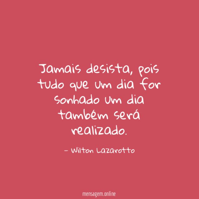 Jamais desista