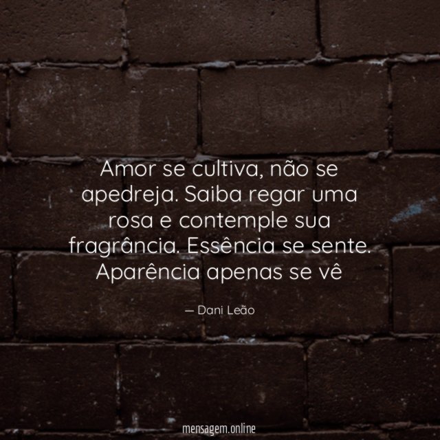 Amor se cultiva