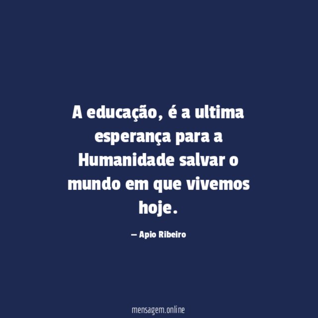A educação