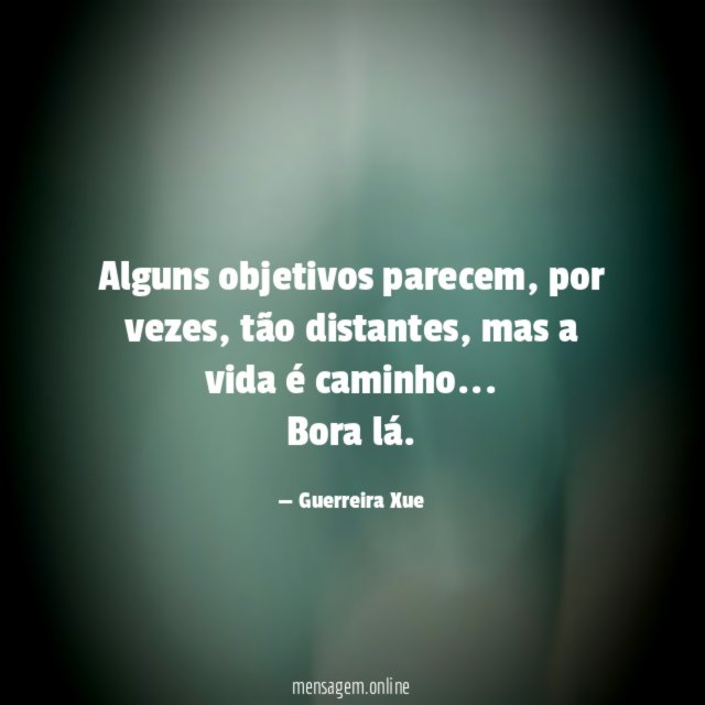 Alguns objetivos parecem