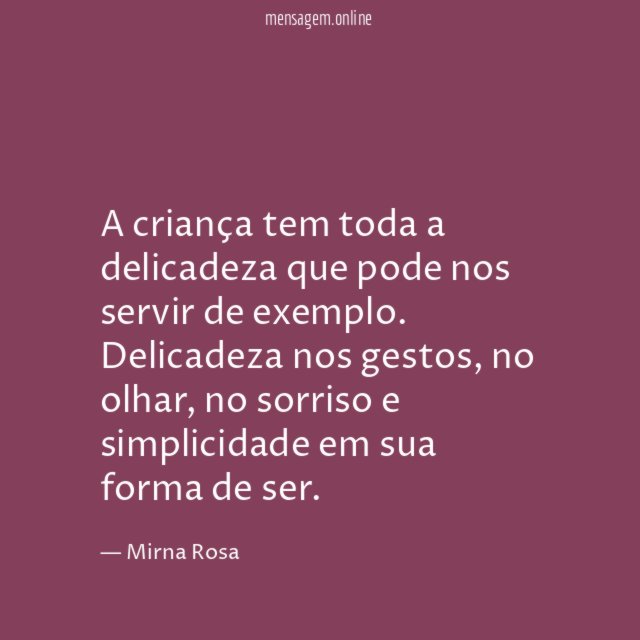 A criança tem toda a delicadeza que pode