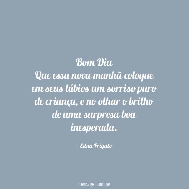 Bom Dia