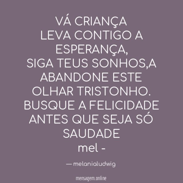 VÁ CRIANÇA