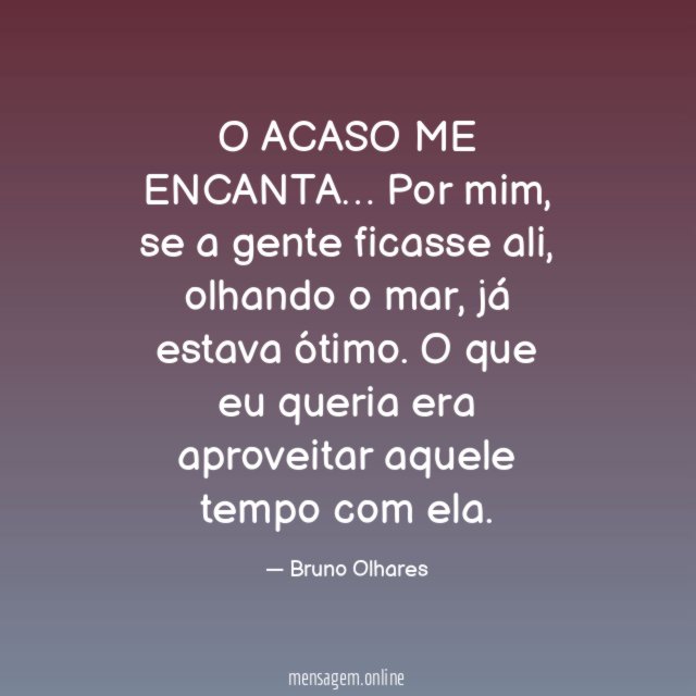 O ACASO ME ENCANTA