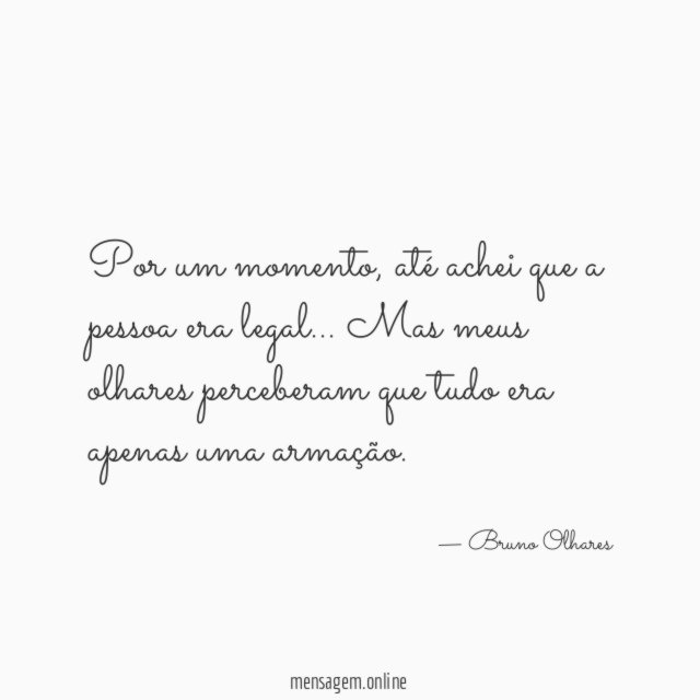 Por um momento