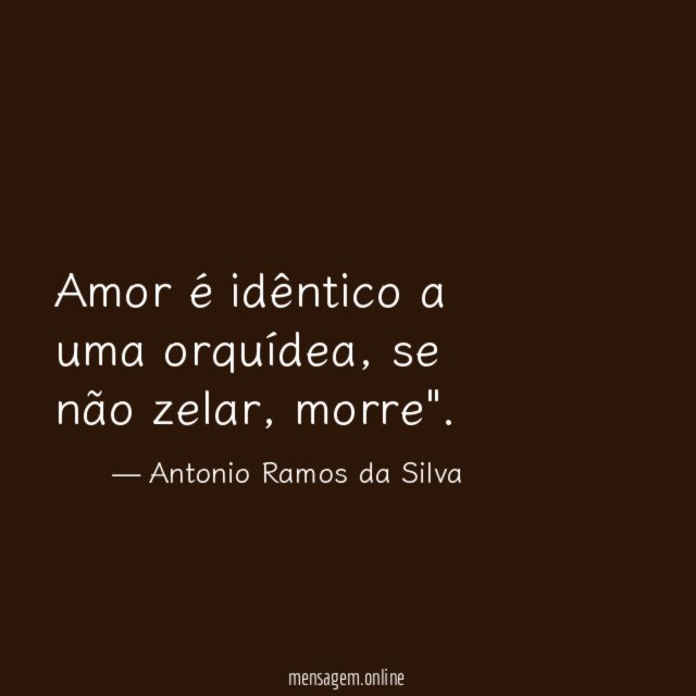 Amor é idêntico a uma orquídea