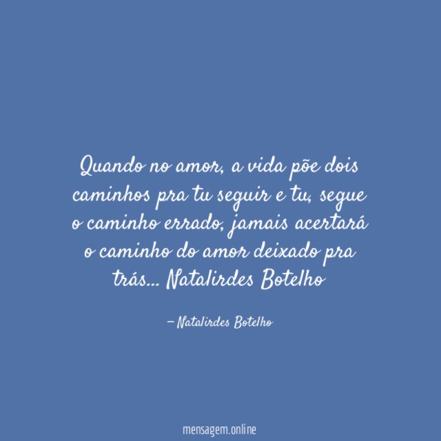 Quando no amor