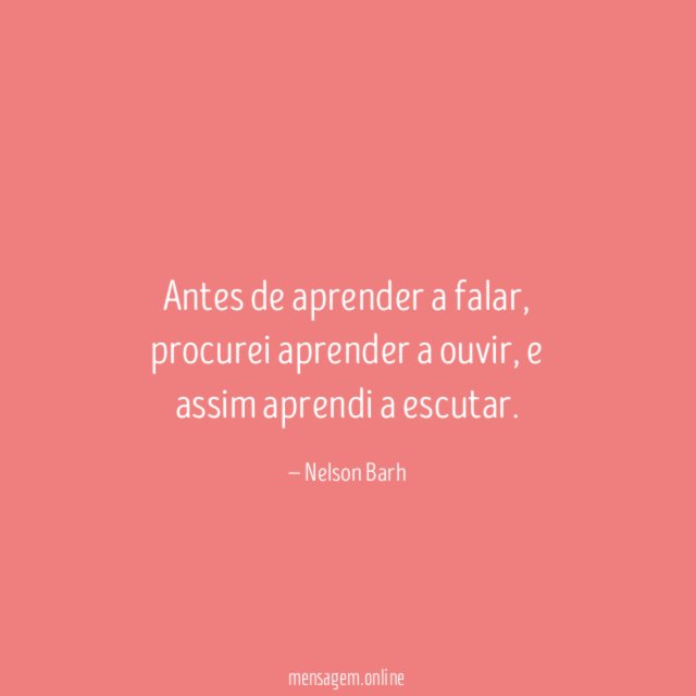 Antes de aprender a falar
