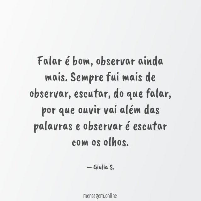 Falar é bom