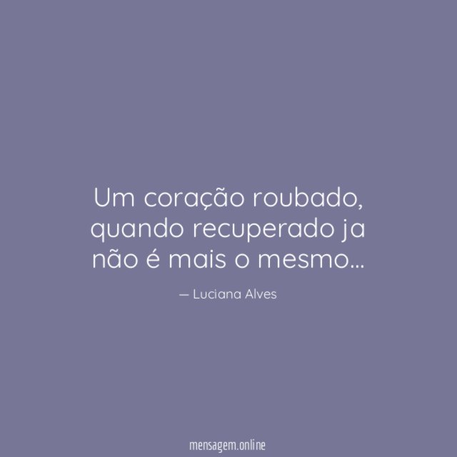 Um coração roubado