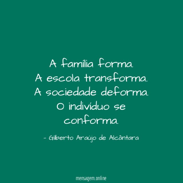 A família forma