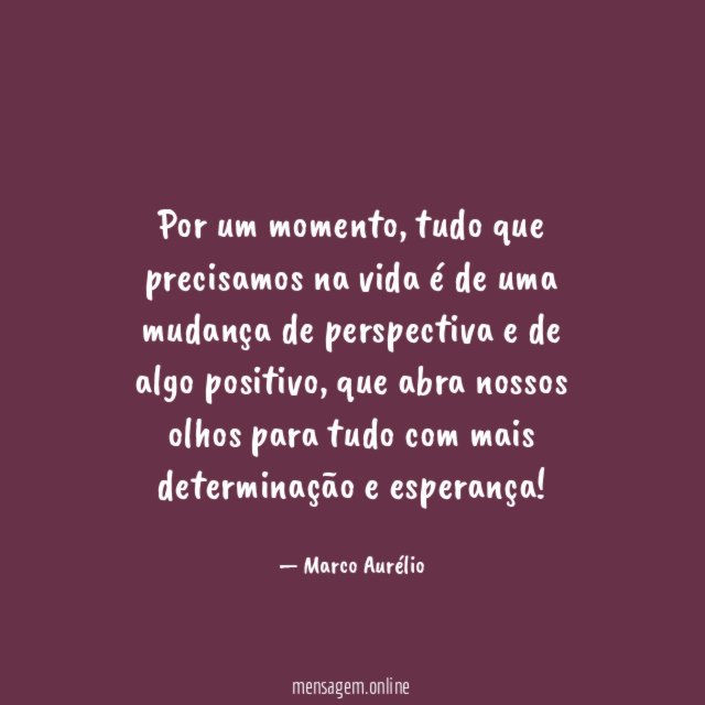 Por um momento