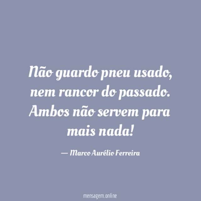 Não guardo pneu usado