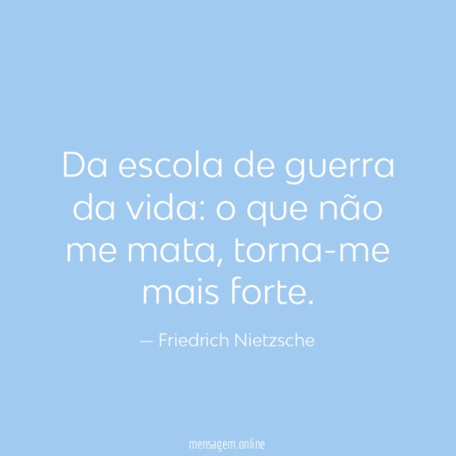 Da escola de guerra da vida