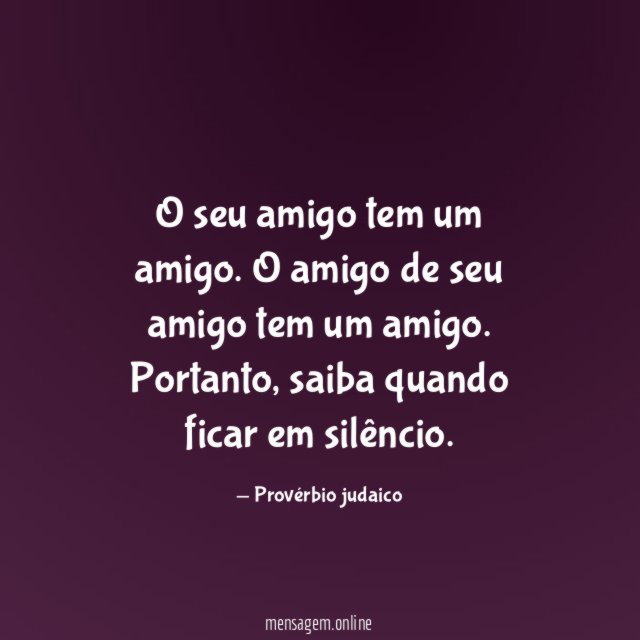 O seu amigo tem um amigo