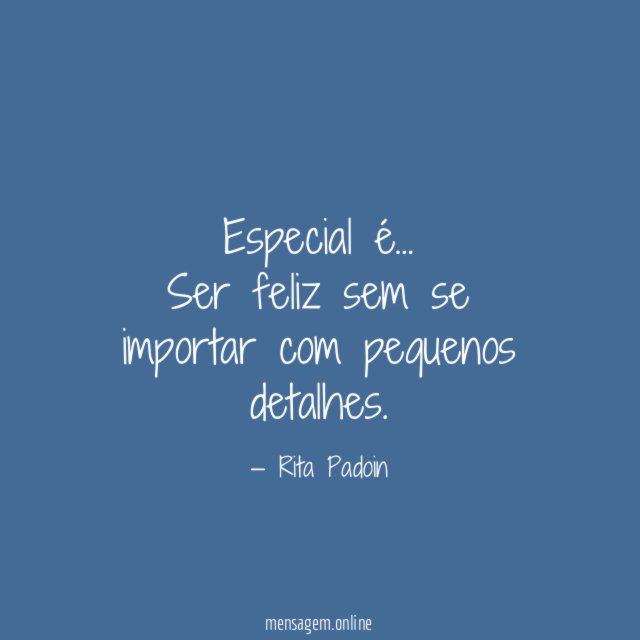 Especial é