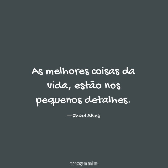 As melhores coisas da vida