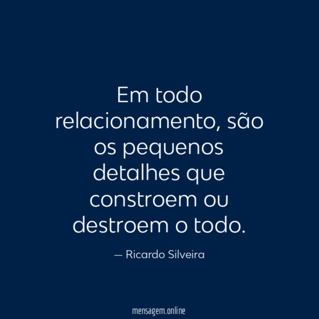 Em todo relacionamento