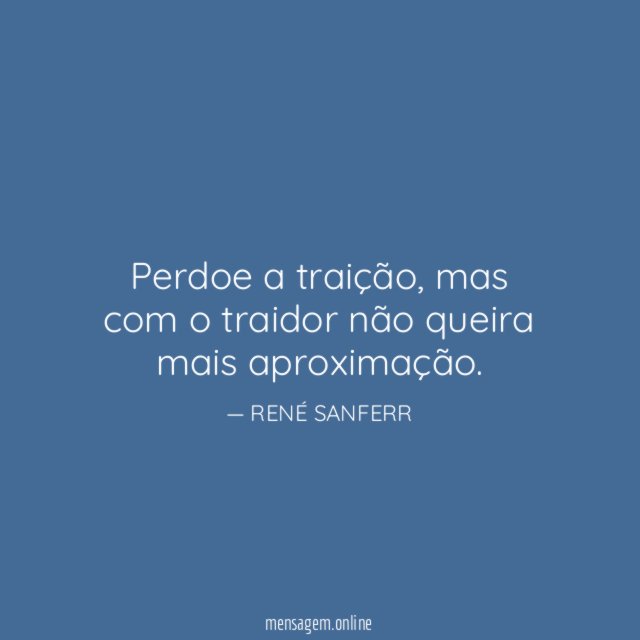 Perdoe a traição