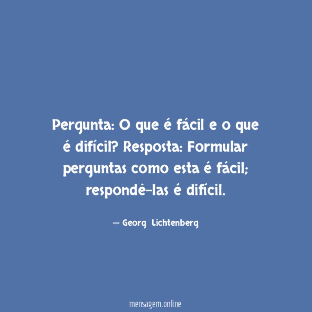 Pergunta