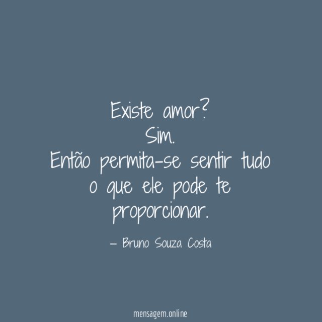 Existe amor