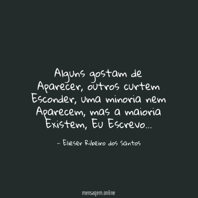Alguns gostam de Aparecer