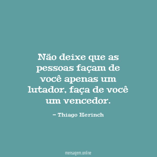 Não deixe que as pessoas façam de você