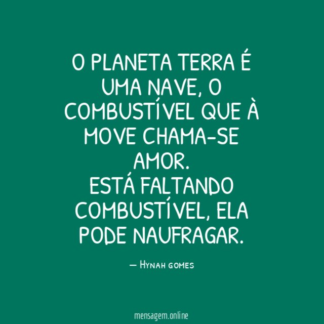 O PLANETA TERRA É UMA NAVE