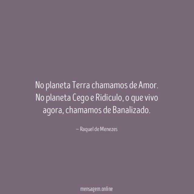 No planeta Terra chamamos de Amor