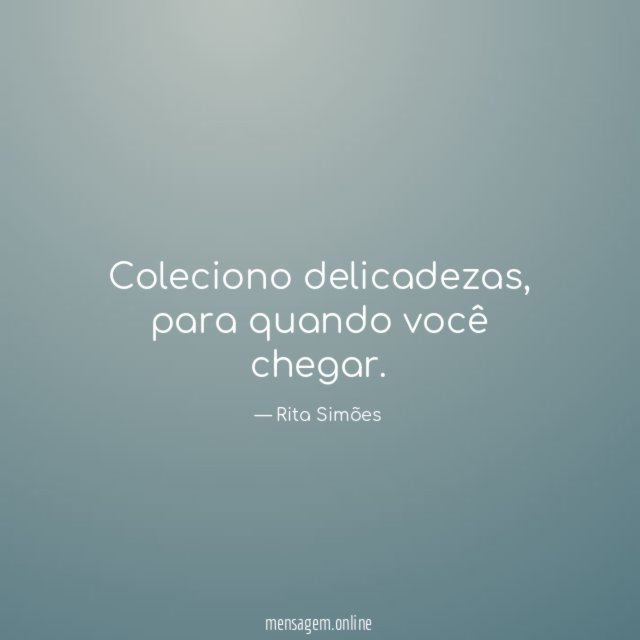 Coleciono delicadezas