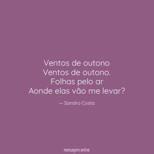 Ventos de outono