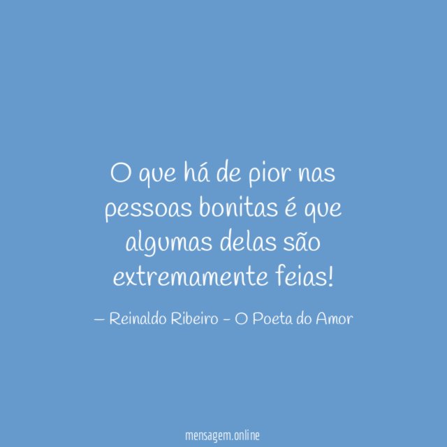 O que há de pior nas pessoas bonitas