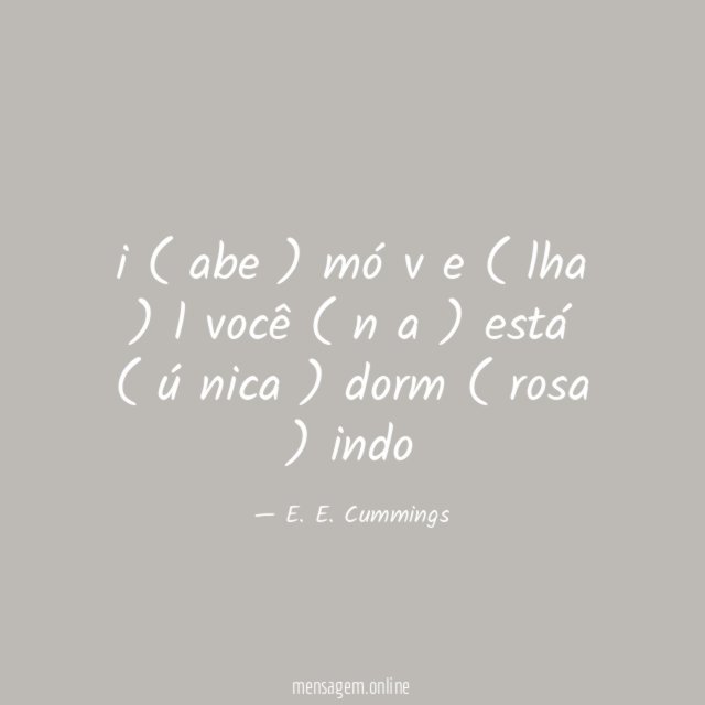 i ( abe ) mó v e ( lha )
