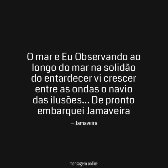O mar e Eu