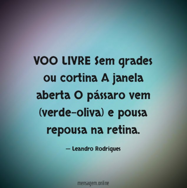 VOO LIVRE