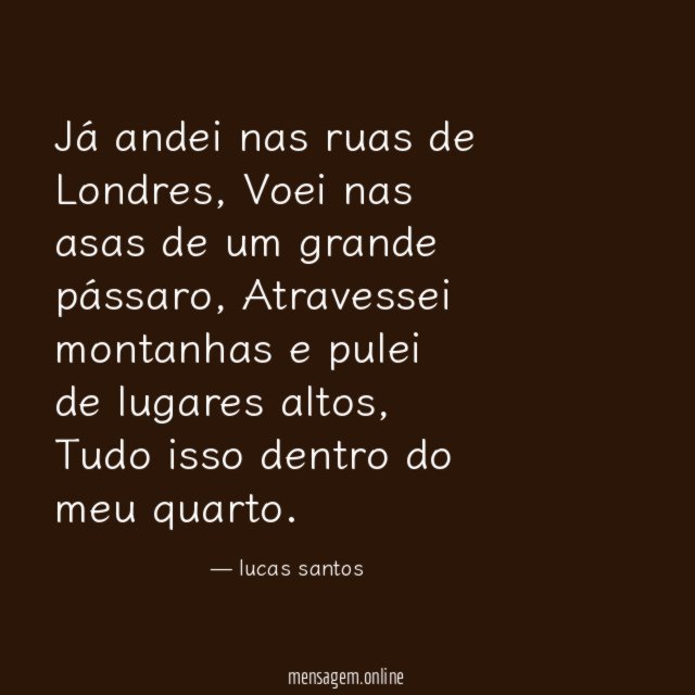 Já andei nas ruas de Londres