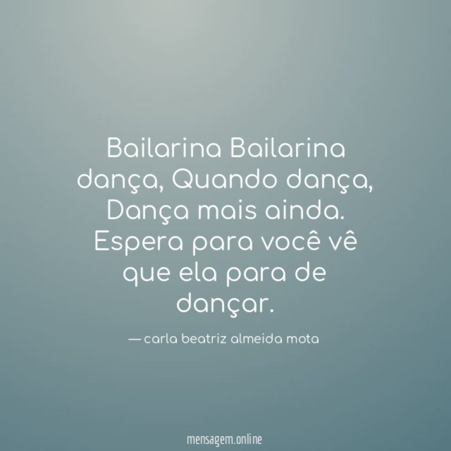 Bailarina