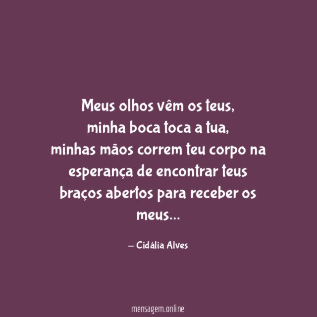 Meus olhos vêm os teus