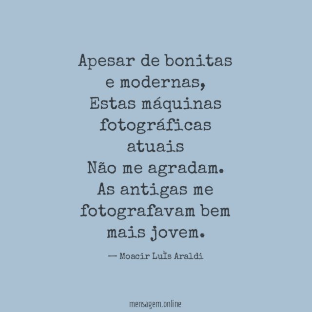 Apesar de bonitas e modernas
